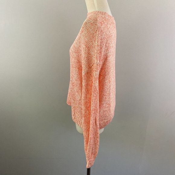 NWT ABOUND Orange Knit Crew‎ Neck Sweater - Picture 3 of 7